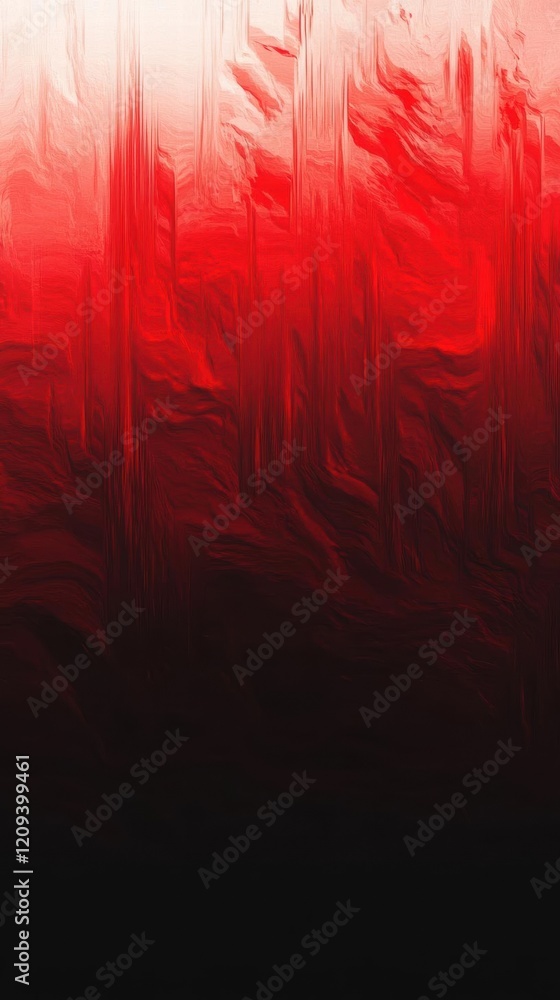 Fototapeta premium Crimson Abstract: A Digital Canvas of Red and Black