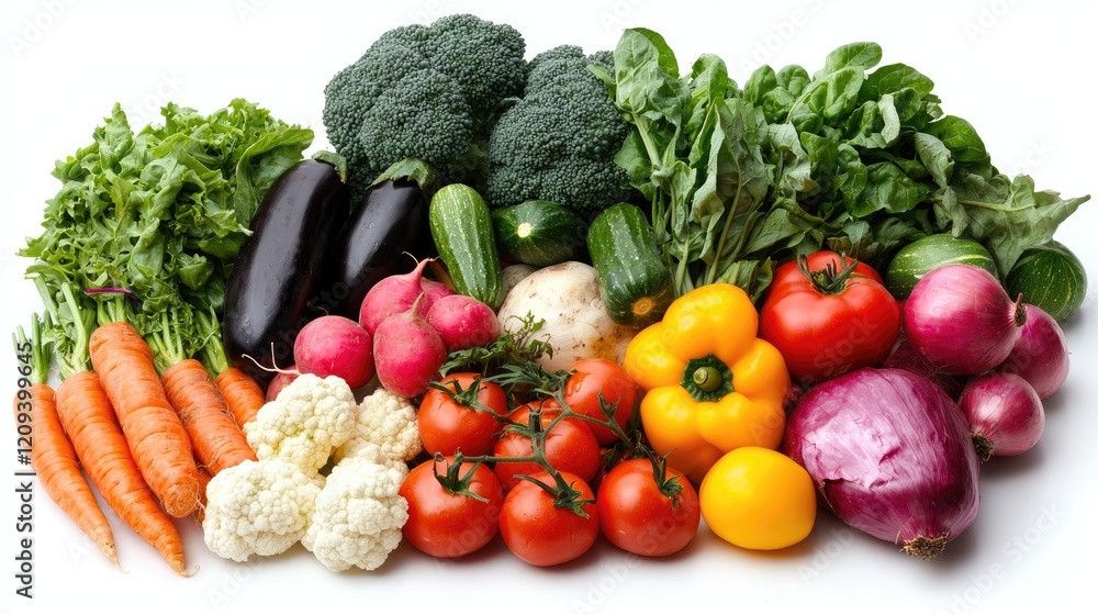 Fresh colorful vegetables harvest, healthy food