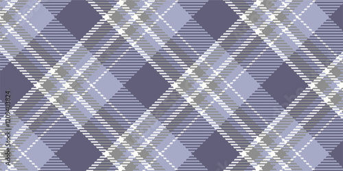 Vector checkered pattern or plaid pattern. Tartan, textured seamless twill for flannel shirts, duvet covers, other autumn winter textile mills. Vector Format