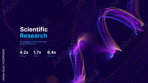 Digital Big Data Flow Vector Background. Big Data Technology Lines. Abstract Science Technology Illustration. Big Data Neural Network Background Concept. AI Visualization Concept. Vector.