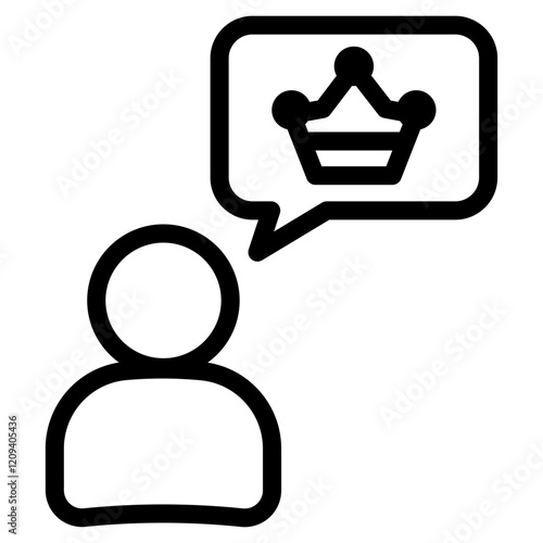Desire outline icon
