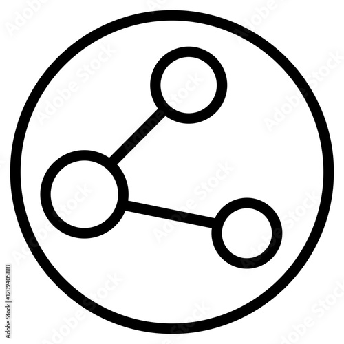 Share outline icon
