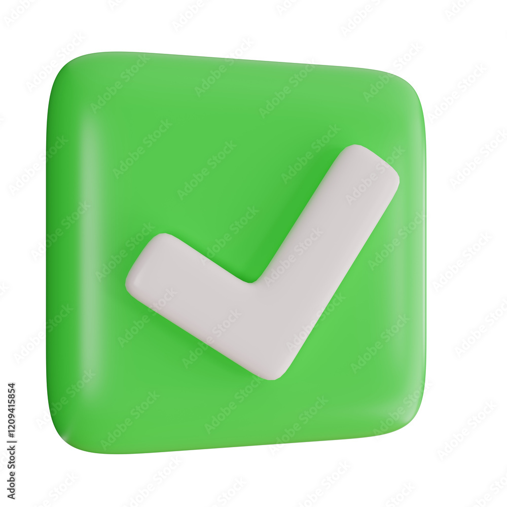 3d Check or Tick Icon 3d Check or Tick Icon