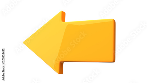 Left Arrow 3D Icon