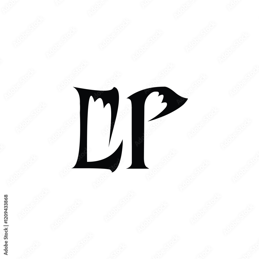 LP monogram logo design letter text name symbol monochrome logotype alphabet character simple logo LP monogram logo design letter text name symbol monochrome logotype alphabet character simple logo