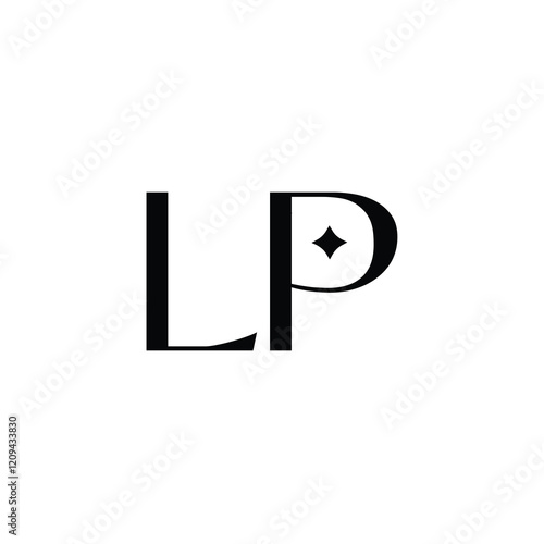Free Download LP monogram logo design letter text name symbol monochrome logotype alphabet character simple logo - GFXLoad
