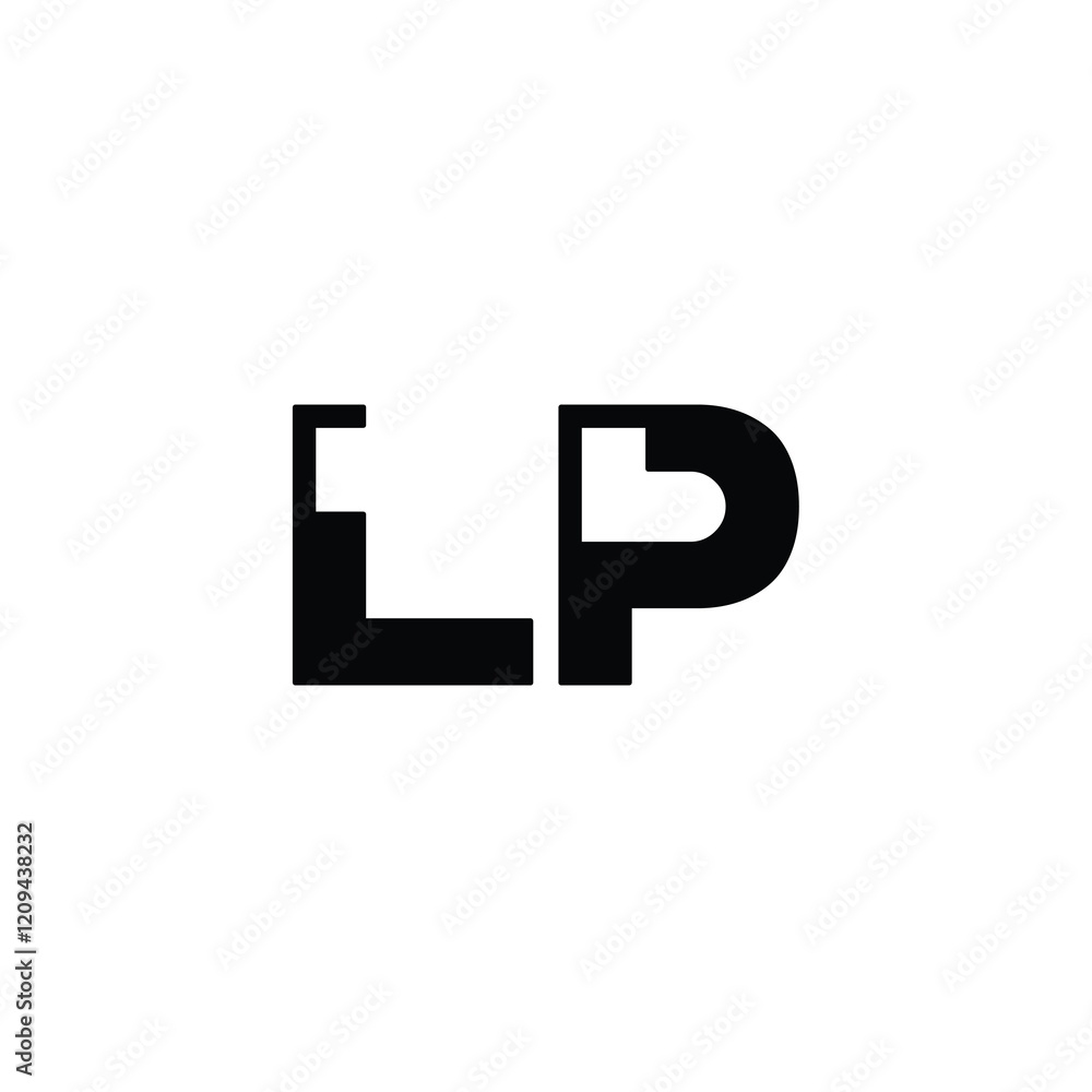 LP monogram logo design letter text name symbol monochrome logotype alphabet character simple logo LP monogram logo design letter text name symbol monochrome logotype alphabet character simple logo