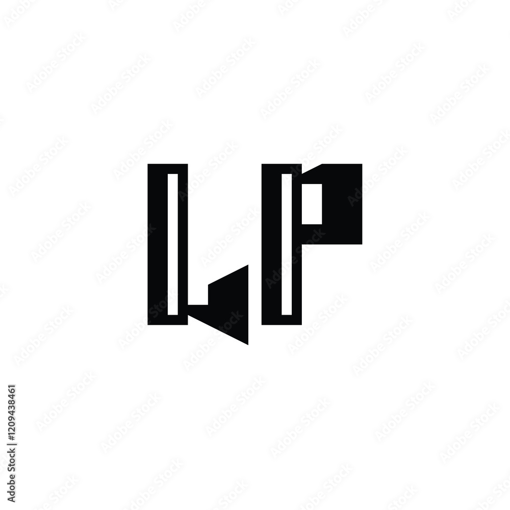 LP monogram logo design letter text name symbol monochrome logotype alphabet character simple logo LP monogram logo design letter text name symbol monochrome logotype alphabet character simple logo
