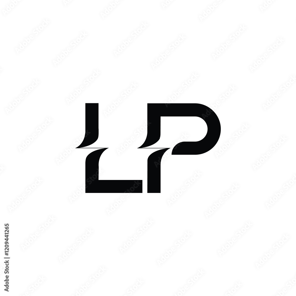 LP monogram logo design letter text name symbol monochrome logotype alphabet character simple logo LP monogram logo design letter text name symbol monochrome logotype alphabet character simple logo