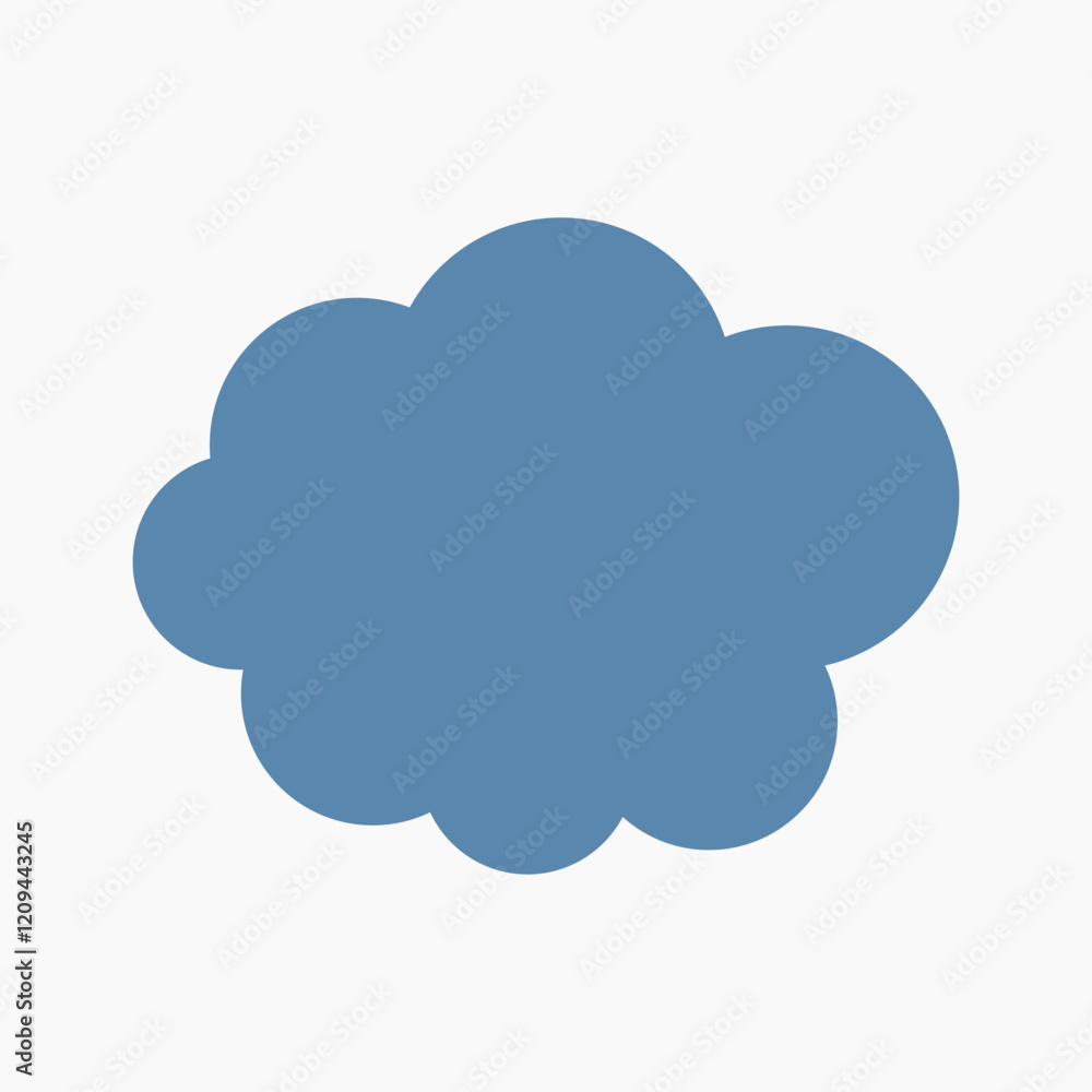 Cloud storage icon vector Cloud storage icon vector