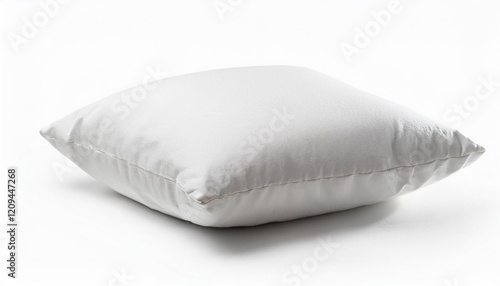 white pillow isolated on white