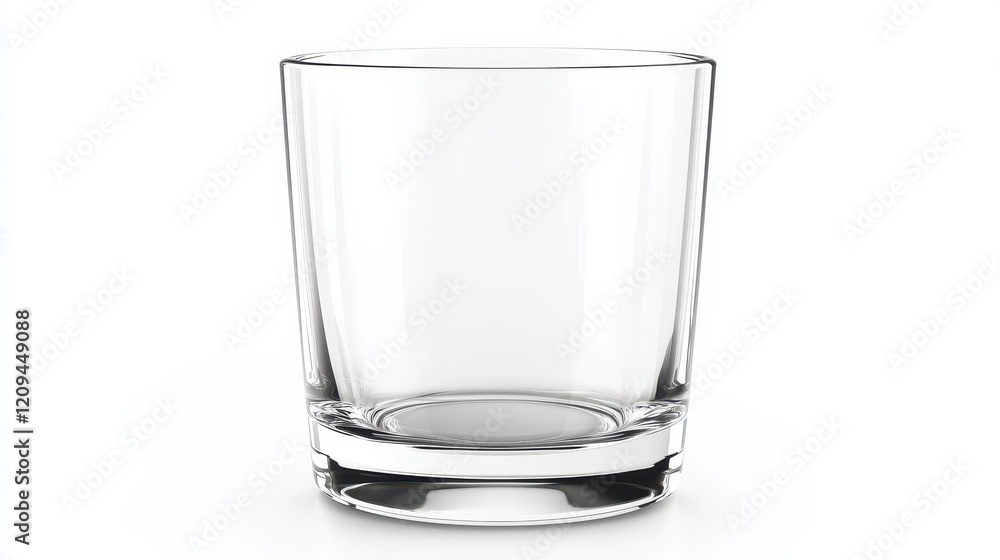 Short Wide Water Glass with Thick Base Short Wide Water Glass with Thick Base