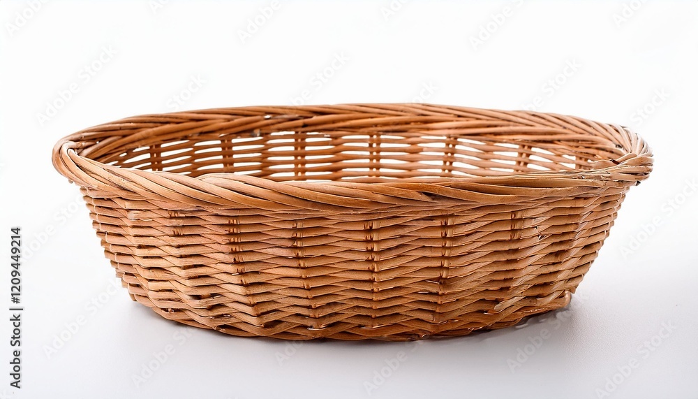 wicker basket isolated on white background wicker basket isolated on white background