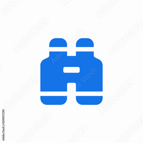 binoculars search find view icon vector sign