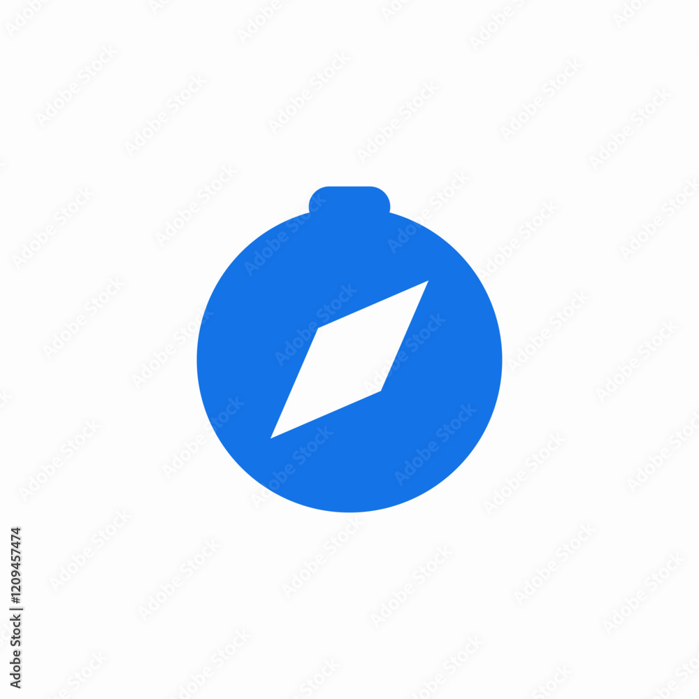 Fototapeta premium compass navigation direction guide icon vector sign