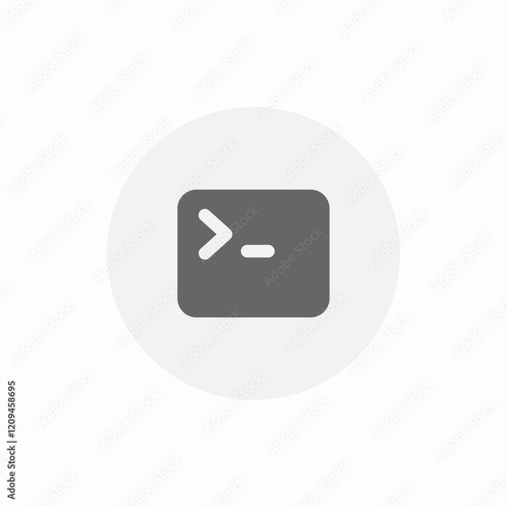 command terminal code programming icon vector sign command terminal code programming icon vector sign