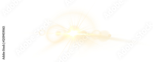 Png light effect. Spotlight spark. Stadium Lighting. Sunlight, Spot lighting with insert bams of ICE strobes. Bring in the spotlight with a star.	
