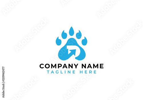 Minimalist Dog Vector Logo