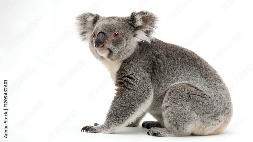 Obraz premium Koala on a white background 