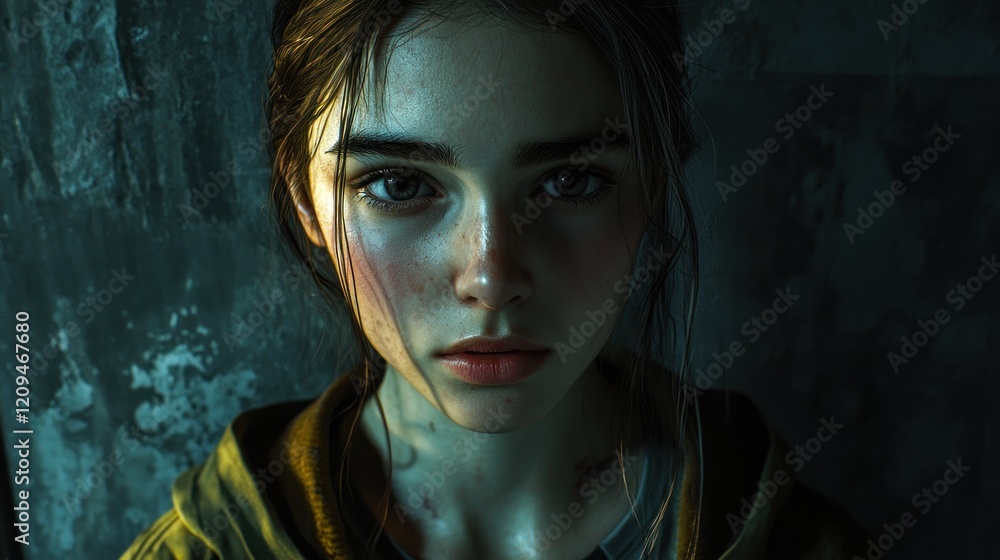 The Last of Us Part II: Ellie's Determined Gaze The Last of Us Part II: Ellie's Determined Gaze