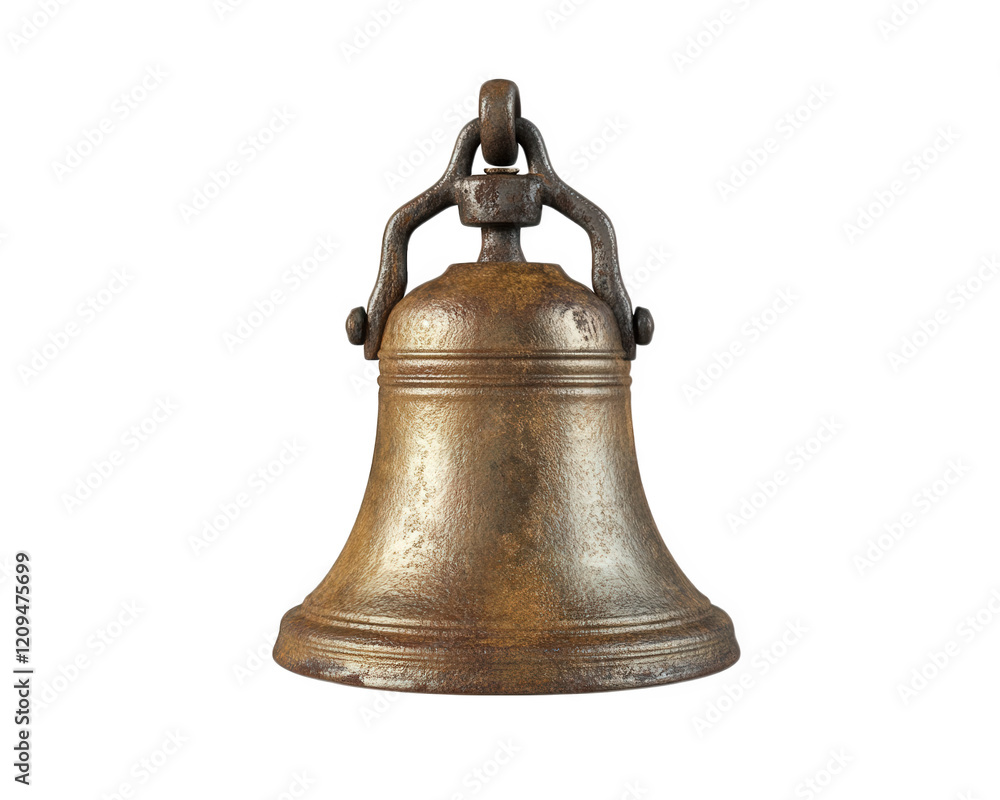school bell made of metal, featuring rustic finish and classic design, symbolizing start and end of classes. Its vintage charm adds character to any setting school bell made of metal, featuring rustic finish and classic design, symbolizing start and end of classes. Its vintage charm adds character to any setting