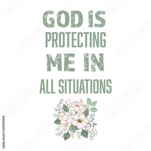 Christian Affirmation for print or use as poster, card, flyer or T Shirt