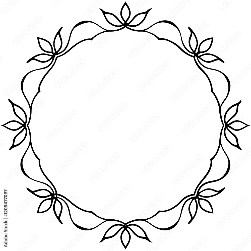 frame with ornament frame with ornament
