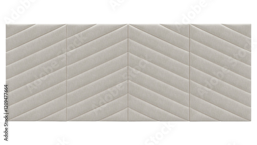 Φωτογραφία White  headboard panel isolated on white backgorund