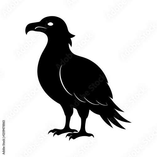 vector-silhouette-of seller-s sea eagle