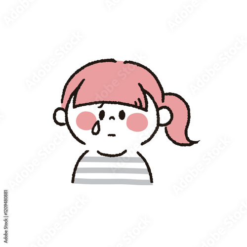 Wallpaper Mural 泣いている女の子 Torontodigital.ca