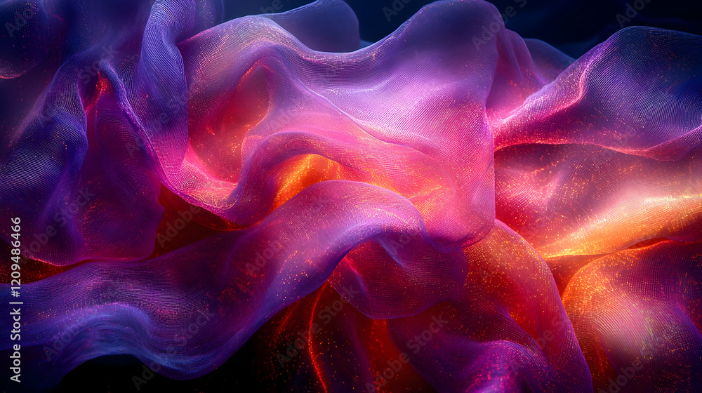 Vibrant Hues Flow Dynamically, Shimmering with Light Vibrant Hues Flow Dynamically, Shimmering with Light
