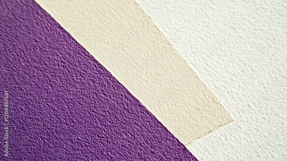 Fototapeta premium Abstract Textured Background with Purple Beige and White