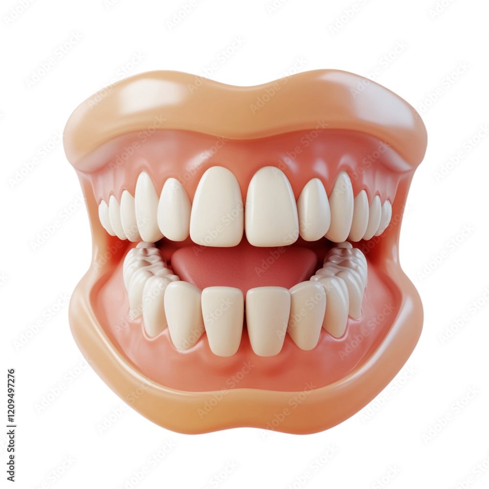 Fototapeta premium Healthy Human Teeth Gums Smile Dental Care