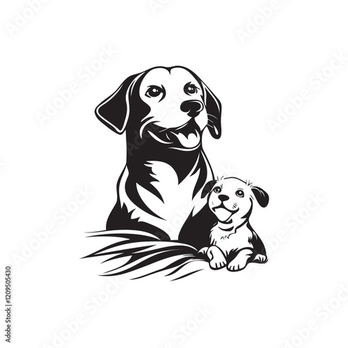 dog with puppy