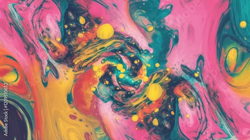 abstract background with bubbles