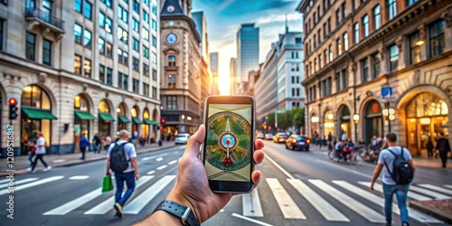 Urban exploration redefined: Augmented reality navigation with a built-in digital compass.