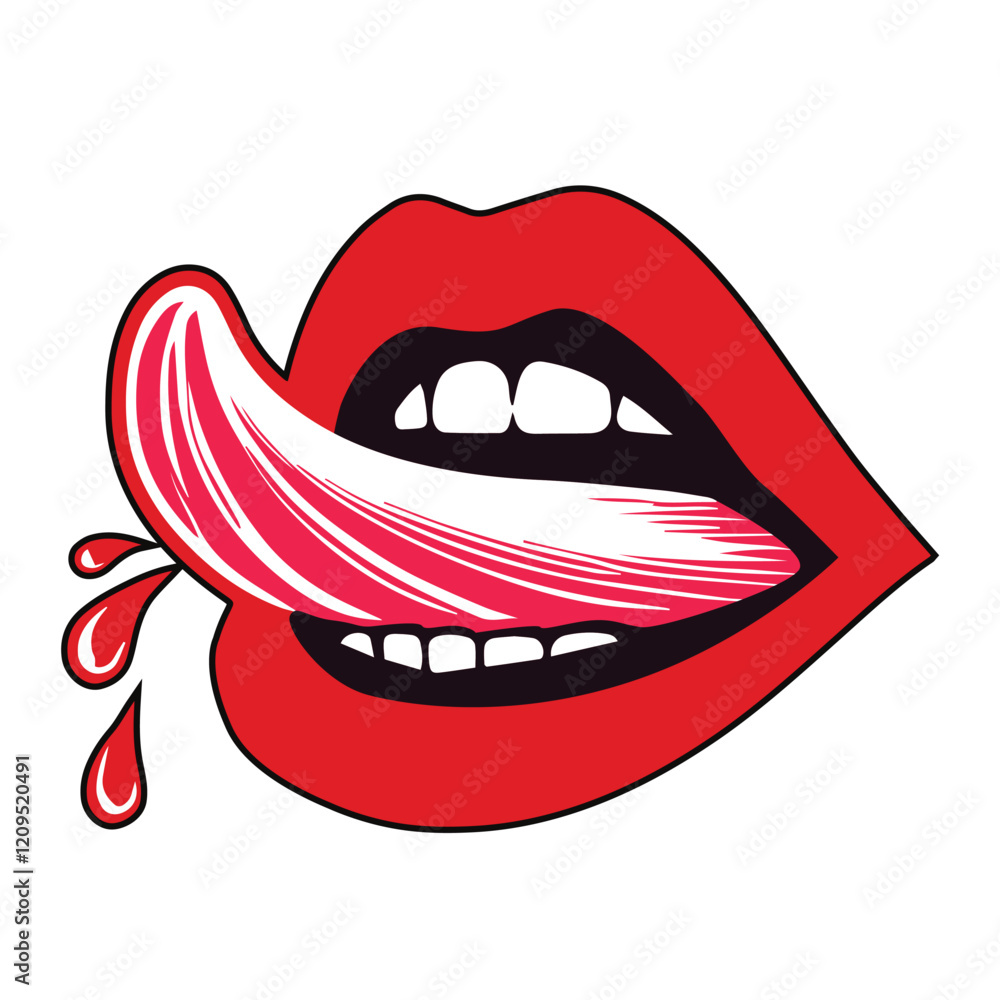 Cute Kissy Lips Vector Art Design
Cute Kissy Lips Vector Art Design