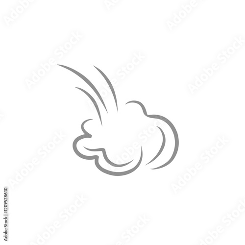 comic cloud fart illustration