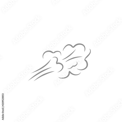 comic cloud fart illustration