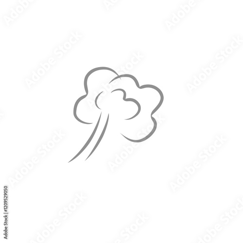 comic cloud fart illustration