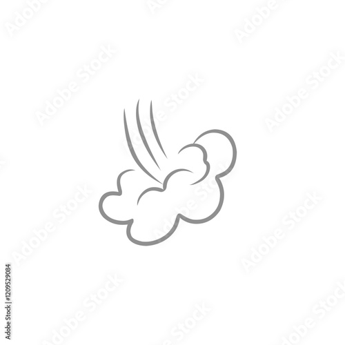 comic cloud fart illustration