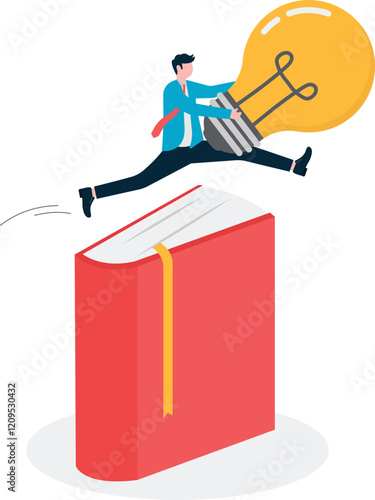 Social media illustration, business concept, web design

