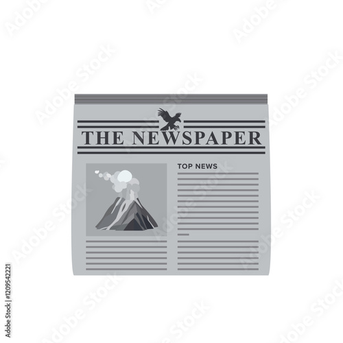 newspaper symbol sign icon vector news