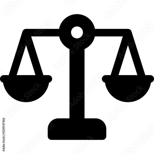 Justice glyph icon
