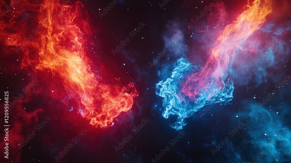 Abstract fire background with copy space in the middle of a black background, glowing light effects, high resolution, hyper-realistic, cinematic lighting, dark shadows. Abstract fire background with copy space in the middle of a black background, glowing light effects, high resolution, hyper-realistic, cinematic lighting, dark shadows.