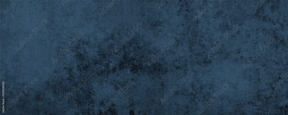 Fototapeta premium A Stylish Abstract Canvas in Deep Blue Tones with Subtle Rustic Elements and Faded Layers 