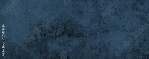 A Stylish Abstract Canvas in Deep Blue Tones with Subtle Rustic Elements and Faded Layers
