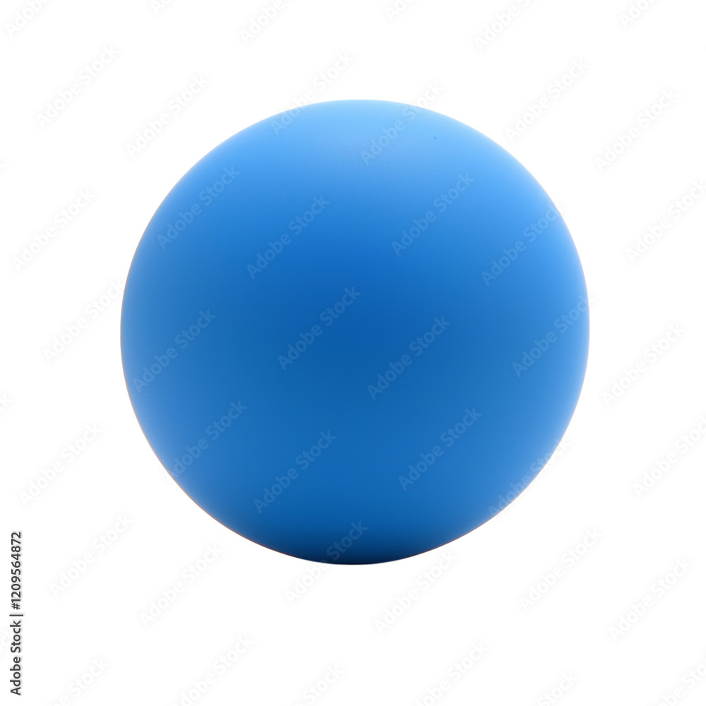 a blue matte toy ball with white reflections , isolated on white a blue matte toy ball with white reflections , isolated on white