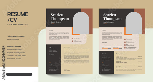 Creative CV Resume Design Template