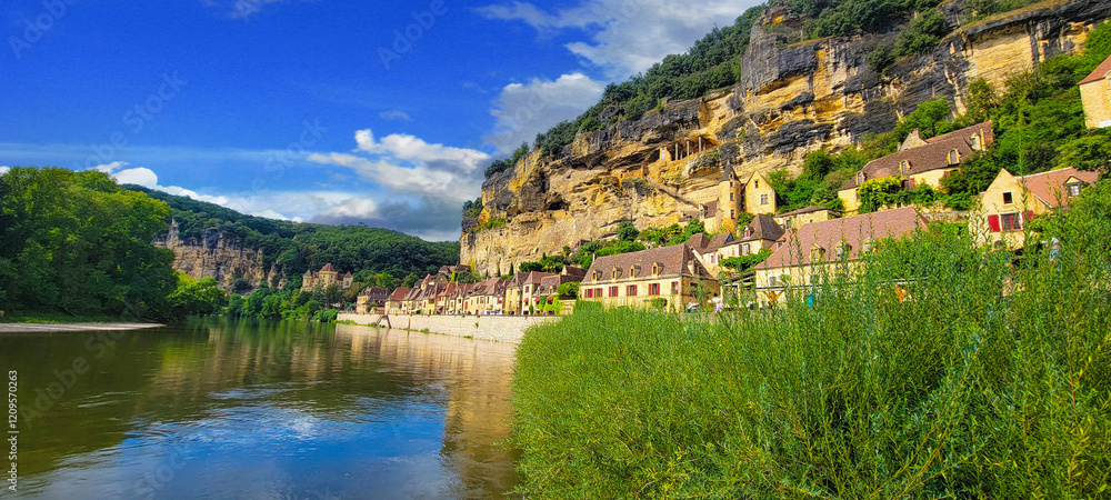 Fototapeta premium La Roque-Gageac, Dordogne / France, 
